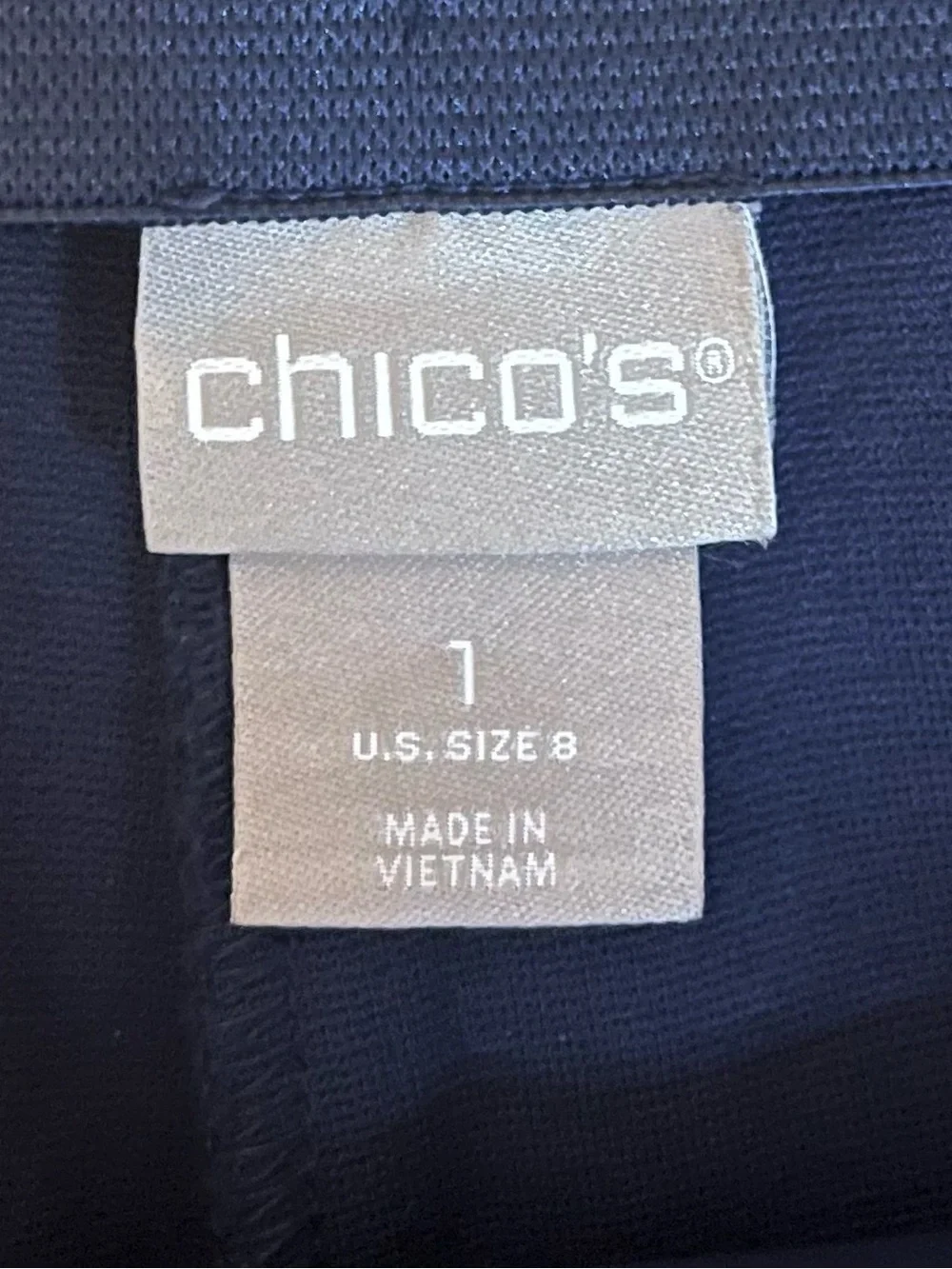 Chico’s Slim Leg Pull-On Pant in Passport Blue size 8 - Picture 11 of 12